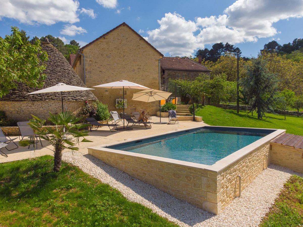 Le Four A Pain, Gite Avec Piscine Et Spa Proche Sarlat Marquay Eksteriør billede